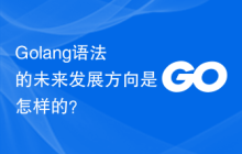 Golang语法的未来发展方向是怎样的?