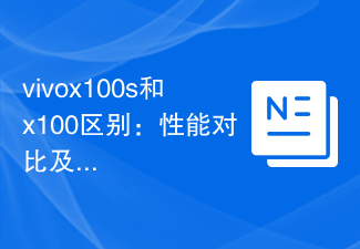 Der Unterschied zwischen vivox100s und x100: Leistungsvergleich und Funktionsanalyse