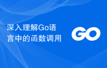 深入理解Go语言中的函数调用