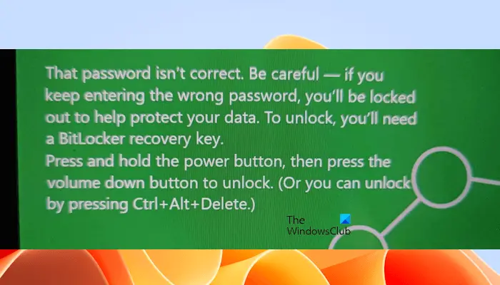 密码不正确，小心BitLocker警告-电脑知识-
