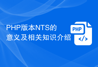 Introduction to the significance and related knowledge of PHP version NTS