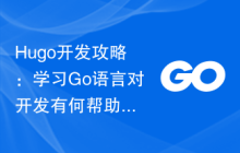 Hugo开发攻略：学习Go语言对开发有何帮助？