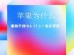 苹果为什么会重新开放iOS 17.3.1 验证通道？