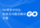 Go语言中SQL的常见问题及解决方案