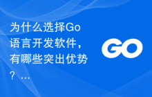 为什么选择Go语言开发软件，有哪些突出优势？