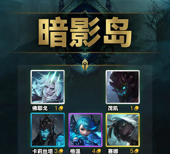 Liste des effets de liaison TFT S9 Shadow Island