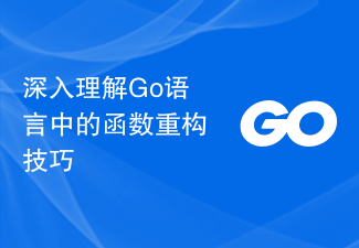 深入理解Go语言中的函数重构技巧