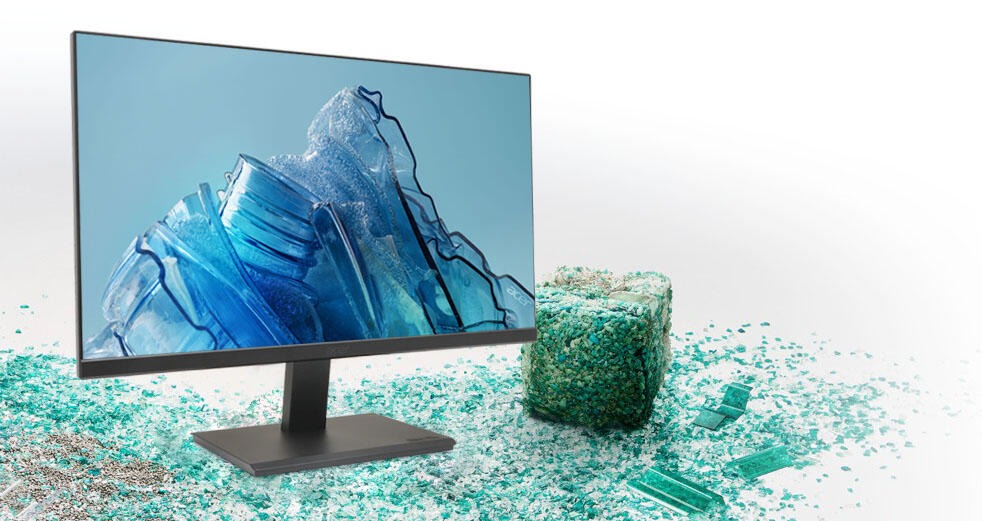 宏碁推出 Vero V227Q E3bmixvs 商用显示器,使用 90% 回收塑料