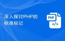 深入探讨PHP的标准标记