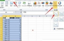 Excel使用误差线制作梯形图的操作方法