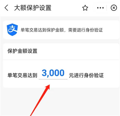 支付宝交易保护金额怎么设置