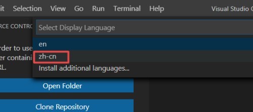 Bagaimana untuk menetapkan bahasa Cina dalam Vscode_Bagaimana untuk menetapkan bahasa Cina dalam Vscode