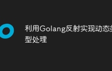 利用Golang反射实现动态类型处理