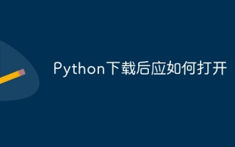 Comment ouvrir Python après le téléchargement