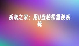 시스템 홈: USB 플래시 드라이브를 사용하여 시스템을 쉽게 재설치