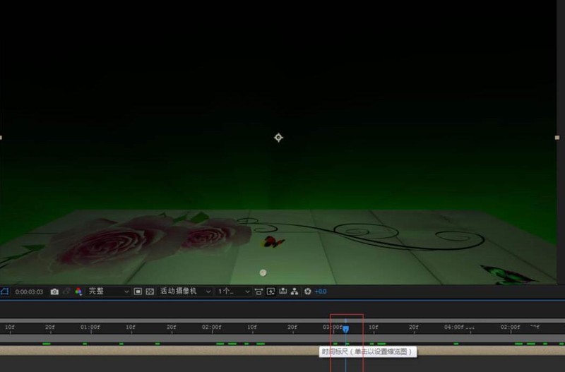 AE制作炫丽光线特效的动画的操作内容
