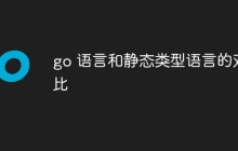 go 语言和静态类型语言的对比