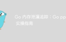 Go 内存泄漏追踪:Go pprof 实操指南