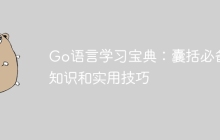 Go语言学习宝典：囊括必备知识和实用技巧