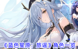 List of characters in 'Blue Starfield: Travel Ballad'