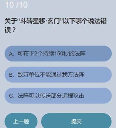 Which of the following statements about Dou Zhuan Xing Yi Xuanmen is incorrect?