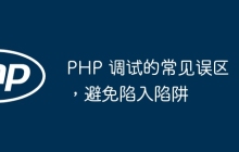PHP 调试的常见误区，避免陷入陷阱