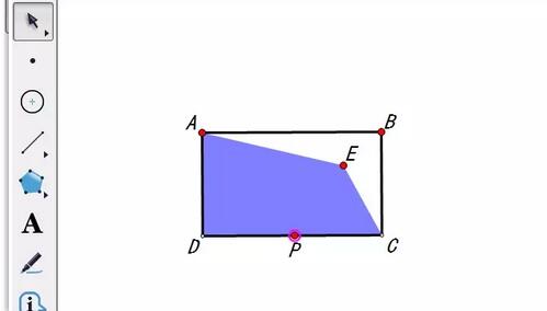 Detailed step-by-step method for moving points on two adjacent line segments using Geometric Sketchpad