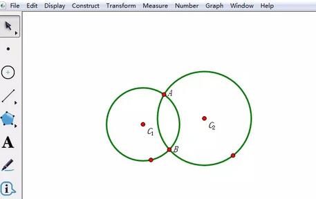 So färben Sie die gemeinsamen Teile zweier sich schneidender Kreise mit dem geometrischen Skizzenblock ein