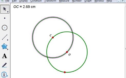 Tutorial on drawing a 120-degree fan shape on geometric sketchpad