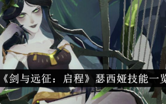 Liste von Thesias Fähigkeiten in „Sword and Expedition: Departure'