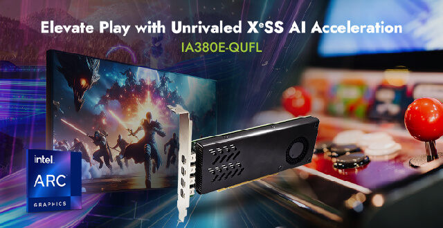 安提国际 Aetina 推出锐炫 Arc A380E 嵌入式显卡:单槽半高设计、50W 功耗