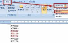 word文档左边的竖线去掉方法教程