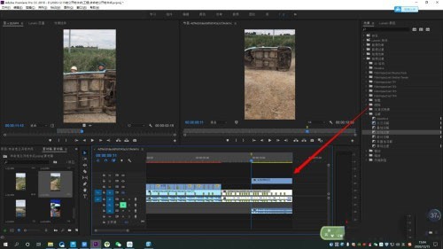 premiere怎么将素材一部分加载至时间线_premiere将素材一部分加载至时间线方法教程