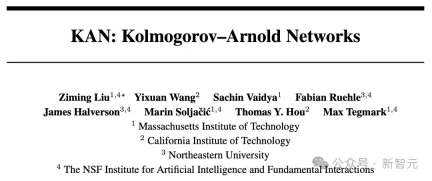 MLP was killed overnight! MIT Caltech and other revolutionary KANs break records and discover mathematical theorems that crush DeepMind