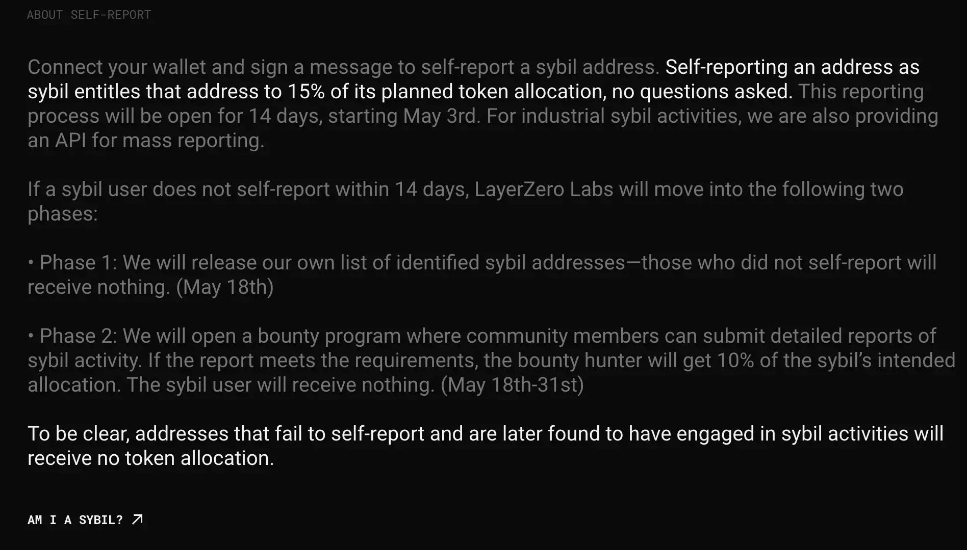 LayerZero 发币在即，比空投更先到来的是史上最大的“女巫清洗活动”？