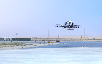 EHang's intelligent eVTOL aircraft completes first manned flight in UAE