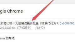 谷歌浏览器升级失败的操作教程
