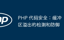 PHP 代码安全：缓冲区溢出的检测和防御