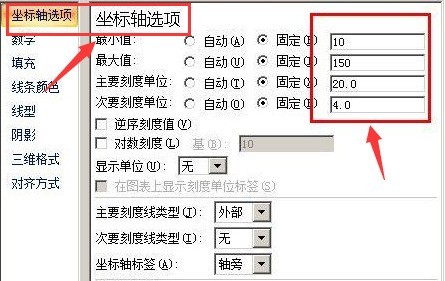 Excel怎么设置坐标轴格式 Excel设置坐标轴格式的方法