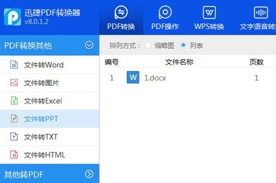 Word怎么转PPT_迅捷PDF转换器轻松搞定