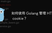如何使用 Golang 管理 HTTP cookie？