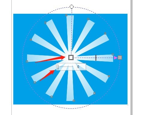 CorelDRAW怎么绘制放射性图形 绘制放射性图形教程