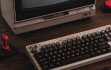 529 元，八位堂 Retro87 C64 复古机械键盘发布：机械旋钮、三模连接