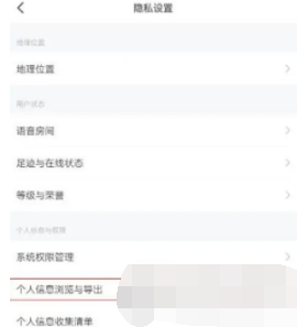 皮皮陪玩怎么导出个人信息 导出个人信息操作方法