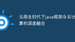 Deep integration of Java framework and cloud computing in the cloud native era