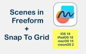 Nouvelles fonctionnalités de l'application iOS 18 « Boundless Notes » d'Apple : fonctionnalité de scènes étendue, introduction de l'alignement de la grille