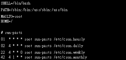 Linux下的计划任务--crontab