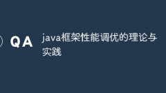 Theory and practice of performance tuning of java framework