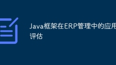 Java框架在ERP管理中的应用评估