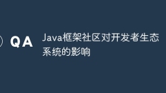 Java框架社区对开发者生态系统的影响